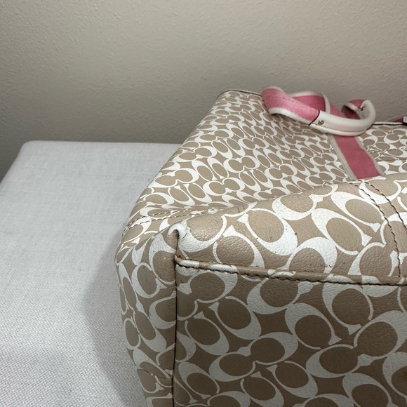 Coach Heritage Stripe Signature Chelsea Tote (2010) - Style F15137 - Picture 12 of 15